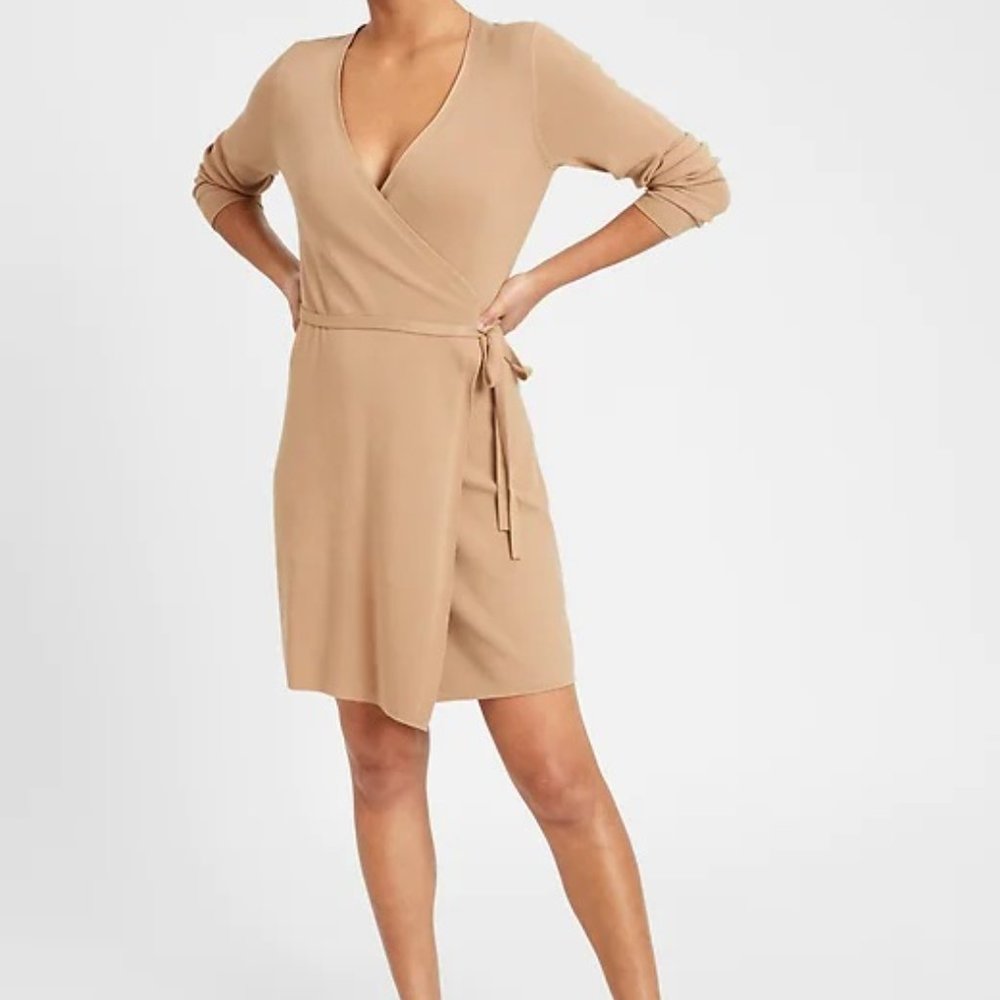 Banana Republic Wrap Sweater Dress